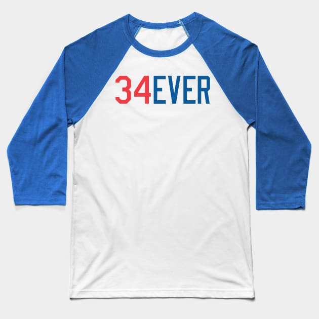 34ever34 Baseball T-Shirt by FERNANDO FOREVER